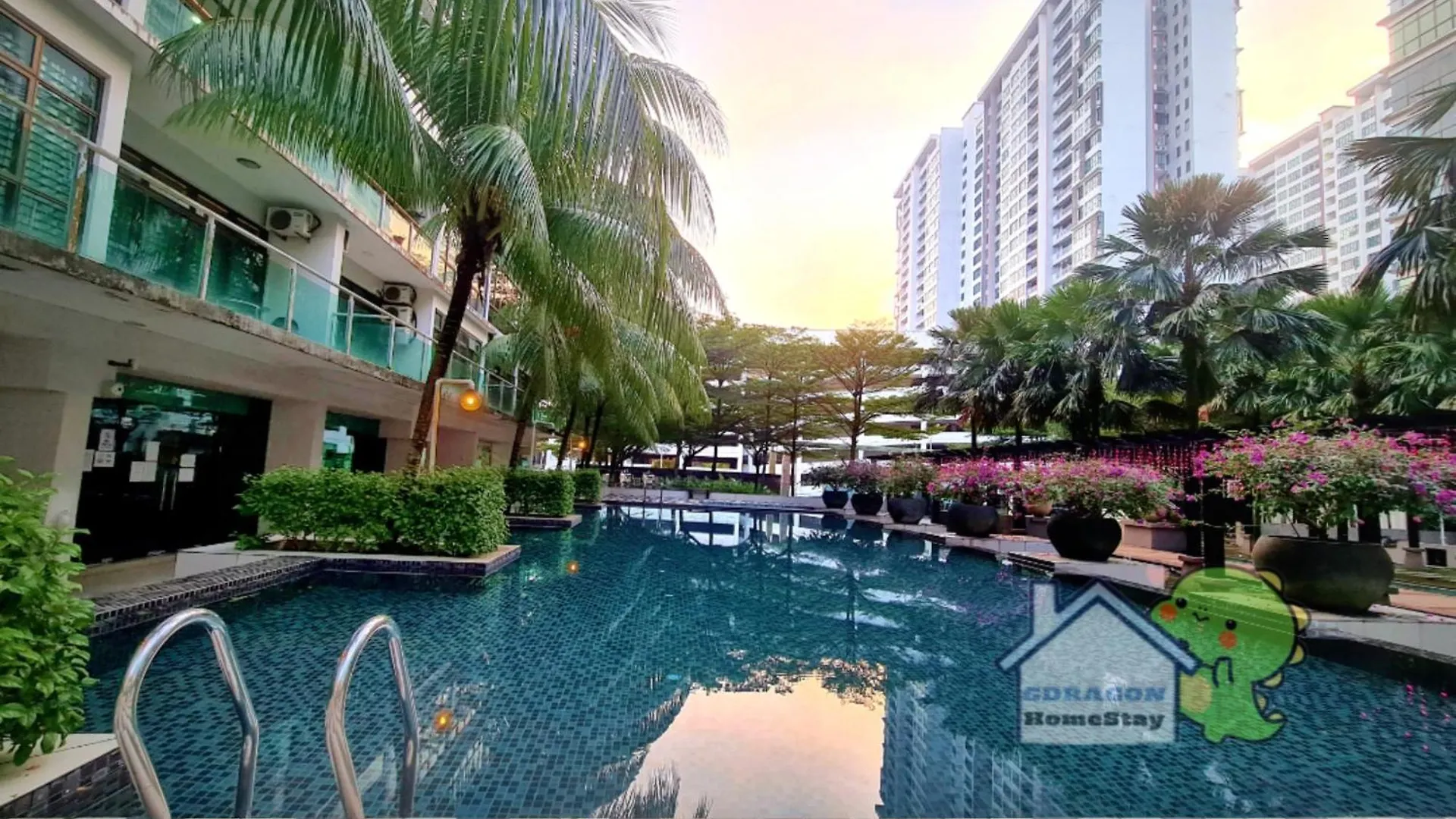 Stylish Studio at Palazio Taman: City View Balcony & Netflix Johor Bahru Apartment